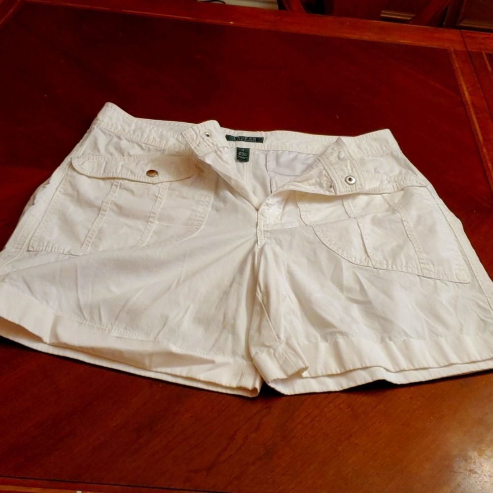 Ralph Lauren White Shorts Size 14